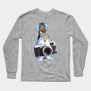 Squirrel Selfie Long Sleeve T-Shirt